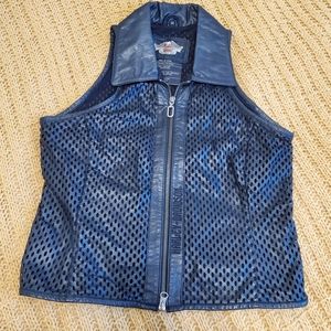 Harley Davidson Leather Vest Medium